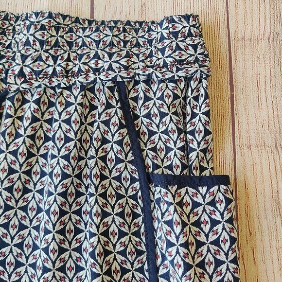 Anthropologie Hei Hei printed casual cropped pants sz M - Picture 4 of 9